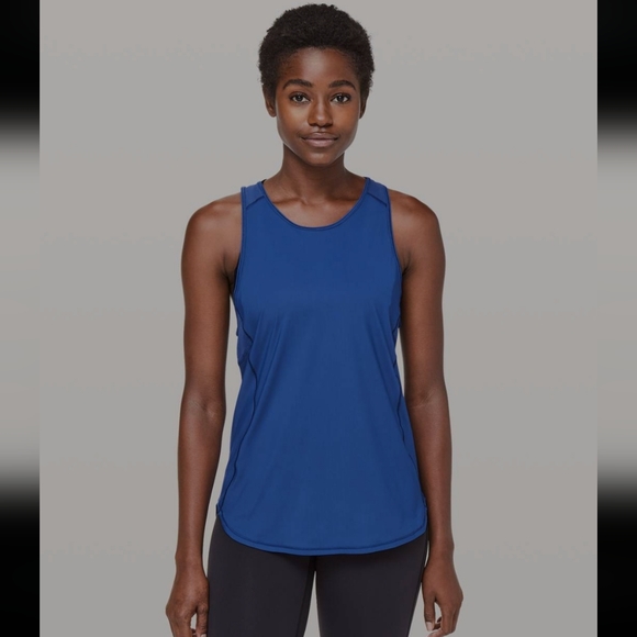 lululemon athletica Tops - Lululemon Sculpt Tank II Cyber Blue Size 6